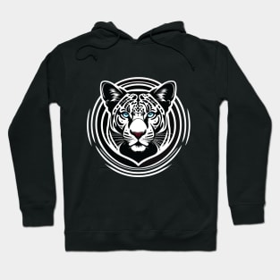 beautiful blue eyes of a cute little tiger Hoodie